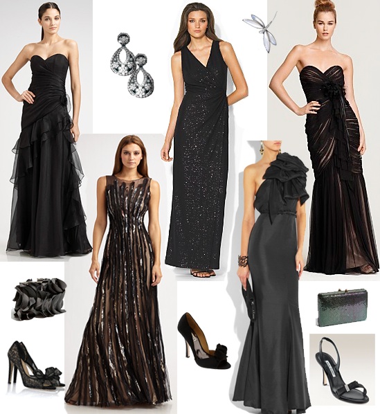 black tie elegant dresses
